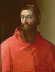 Kardinal Rudolfo Pio, Bischof von Faenza, 1528